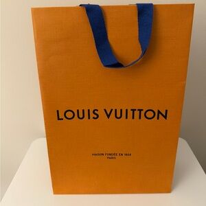 Louis Vuitton Orange Shopping Bag